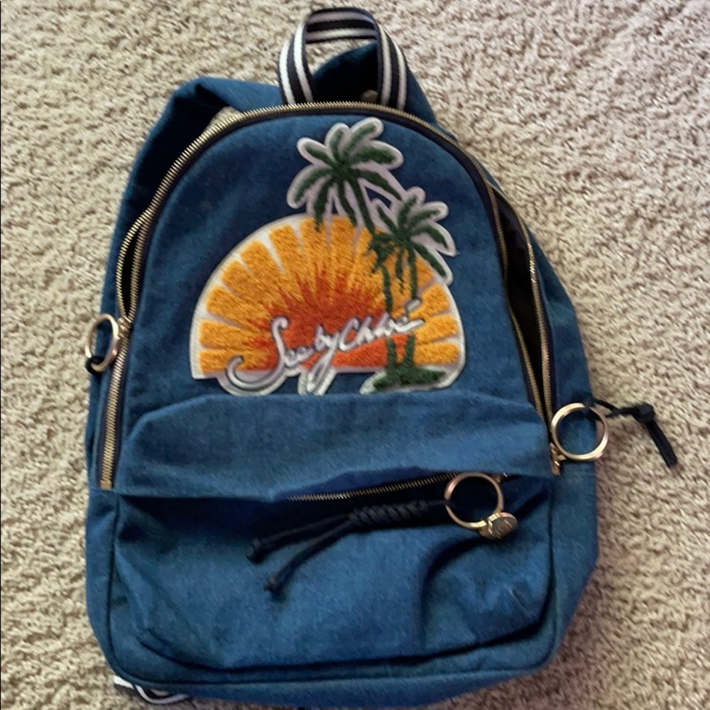 See by Chloe denim backpack, brand new